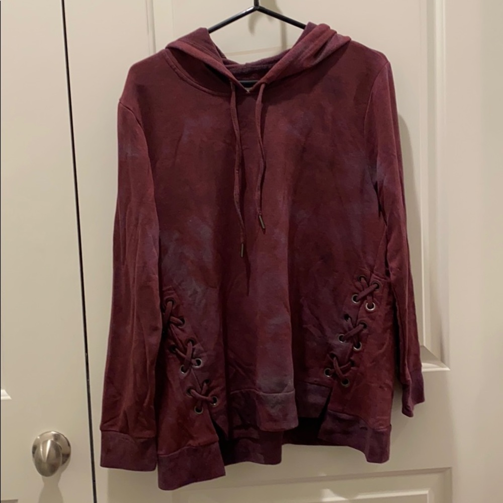 Purple tiedye sweatshirt